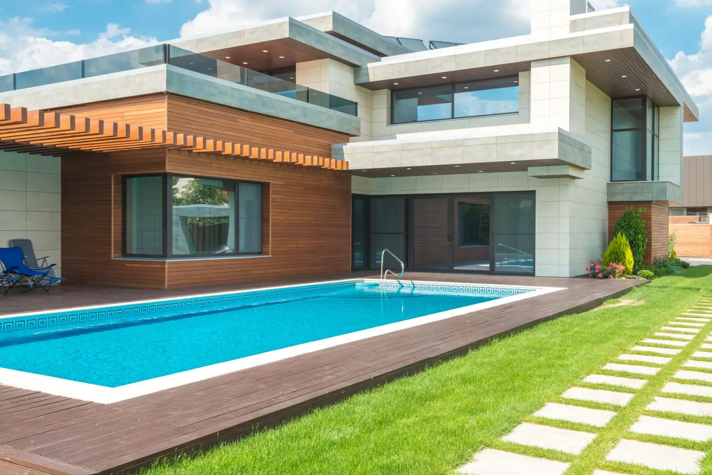 Swimming pool built in Cheltenham, NSW